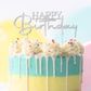 CAKE CRAFT | METAL TOPPER | HAPPY 70TH | GOLD