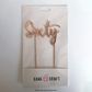 CAKE CRAFT | METAL TOPPER | SIXTY | ROSE GOLD