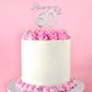 CAKE CRAFT | METAL TOPPER | HAPPY 60TH | SILVER