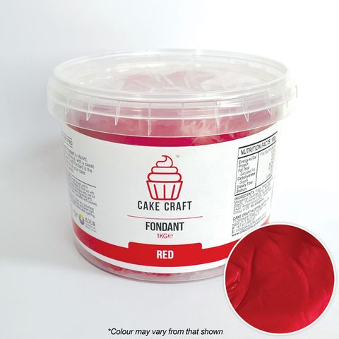 CAKE CRAFT | FONDANT | RED | 1KG