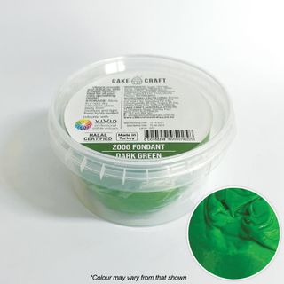 CAKE CRAFT | FONDANT | DARK GREEN | 200G