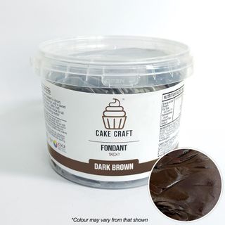 CAKE CRAFT | FONDANT | DARK BROWN | 1KG