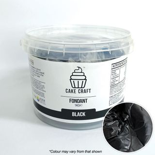 CAKE CRAFT | FONDANT | BLACK | 1KG