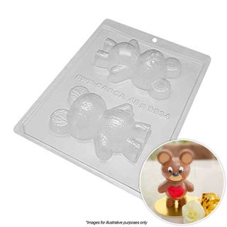 BWB | MEDIUM BEAR WITH HEART MOULD | 3 PIECE