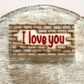 BWB | I LOVE YOU BRICK BAR MOULD | 3 PIECE