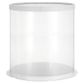 CLEAR TUBE CAKE BOX | 10X10X13 INCH | WHITE LID & BASE