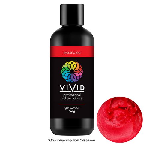 VIVID | ELECTRIC RED | GEL COLOUR | 160G