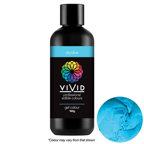 VIVID | SKY BLUE | GEL COLOUR | 160G