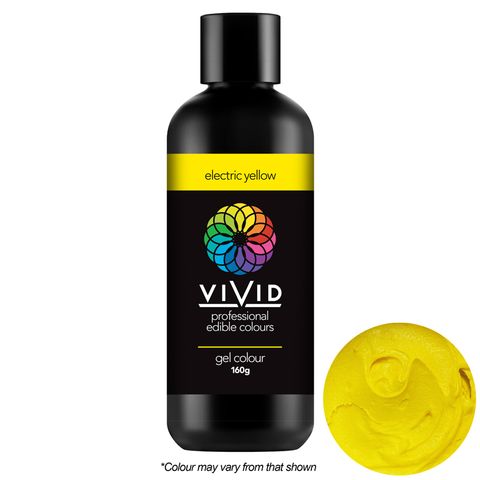 VIVID | ELECTRIC YELLOW | GEL COLOUR | 160G