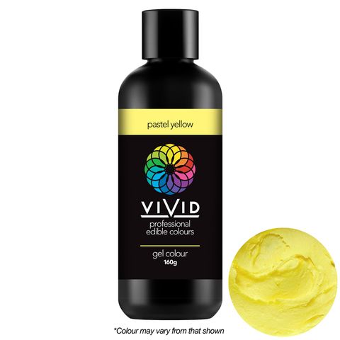 VIVID | PASTEL YELLOW | GEL COLOUR | 160G