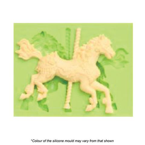 MERRY GO ROUND PONY SILICONE MOULD