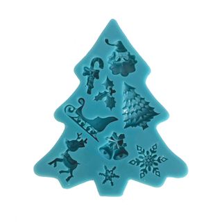 CHRISTMAS ASSORTMENT SILICONE MOULD