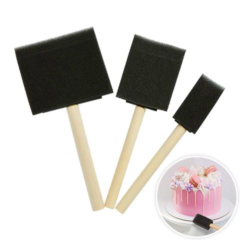 CAKE CRAFT | FOAM BRUSHES | 1, 2 & 3 INCH | 3 PIECES