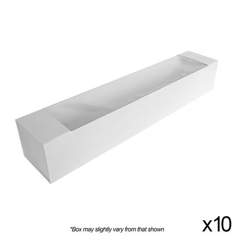 DISPLAY MACARON BOX | HOLDS 12 | 304X58X52MM (1 x 12) | 10 PIECES