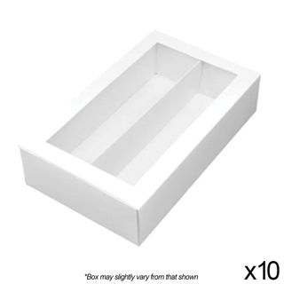 DISPLAY MACARON BOX | HOLDS 12 | 173X112X56MM (2 x 6) | 10 PIECES