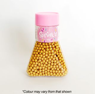 SPRINK'D | SUGAR BALLS | GOLD | 4MM | 120G