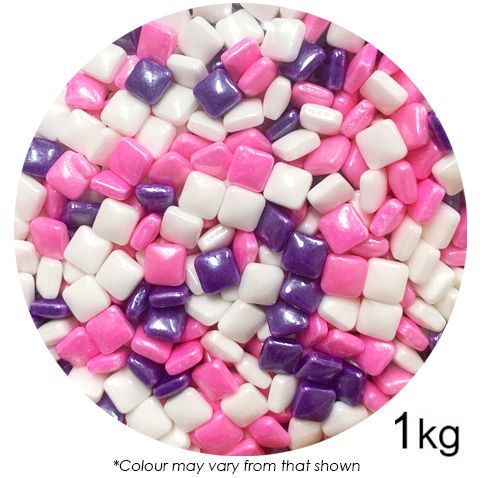 SPRINK'D | 6MM SQUARES | PINK/PURPLE/WHITE | 1KG