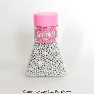 SPRINK'D | SUGAR BALLS | SILVER | 4MM | 120G | B/B 12/3/24