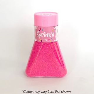 SPRINK'D | SANDING SUGAR | BRIGHT PINK | 120G