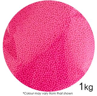 SPRINK'D | SUGAR BALLS | BRIGHT PINK | 2MM | 1KG