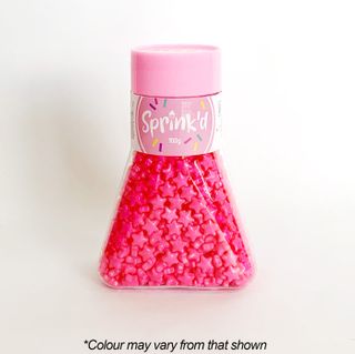 SPRINK'D | STARS | BRIGHT PINK | 7MM | 100G