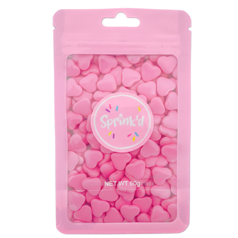 SPRINK'D | HEARTS | BRIGHT PINK | 12MM | 60G