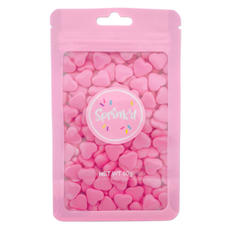 SPRINK'D | HEARTS | BRIGHT PINK | 12MM | 60G