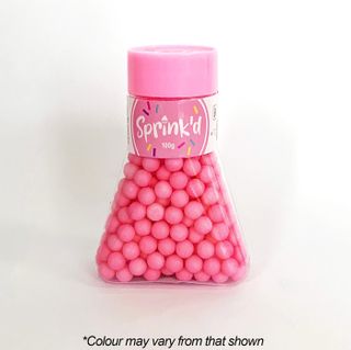 SPRINK'D | SUGAR BALLS | PASTEL PINK | 8MM | 100G | B/B 13/08/25