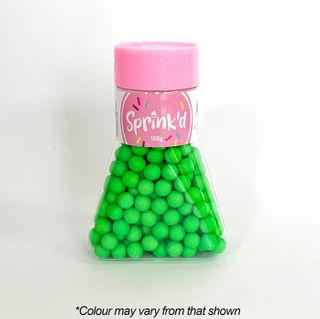 SPRINK'D | SUGAR BALLS | GREEN | 8MM | 100G