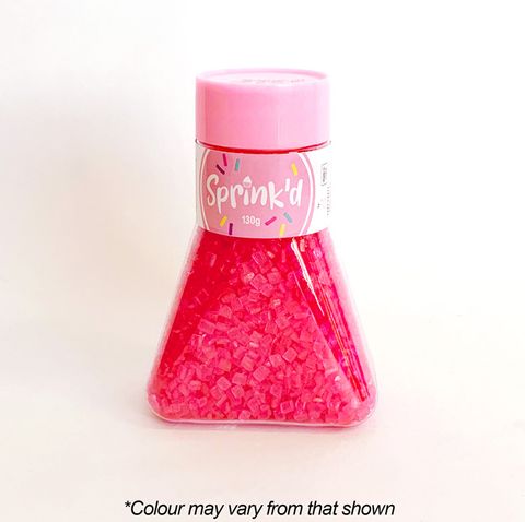 SPRINK'D | SUGAR ROCKS | BRIGHT PINK | 130G