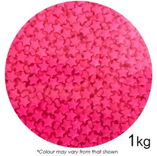 SPRINK'D | STARS | BRIGHT PINK | 7MM | 1KG