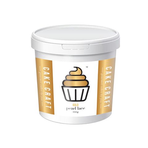CAKE CRAFT | PEARL LACE | GOLD | 200G | B/B 04/25