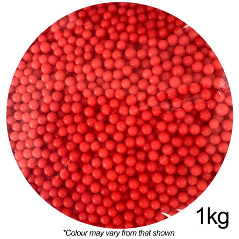 SPRINK'D | SUGAR BALLS | POLISHED RED | 4MM | 1KG