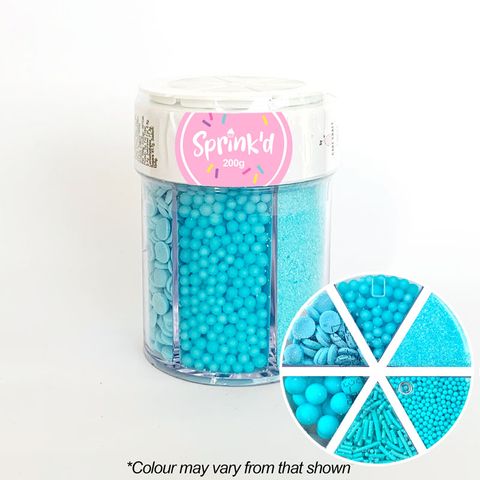 SPRINK'D | 6 CAVITY JAR | PASTEL BLUE | 200G