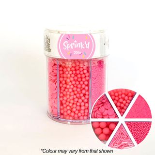 SPRINK'D | 6 CAVITY JAR | BRIGHT PINK | 200G