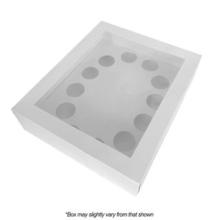 DISPLAY CUPCAKE BOX | NUMBER 0 | 12 HOLES