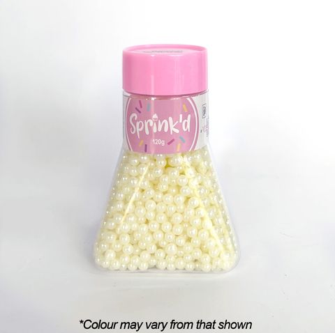 SPRINK'D | SUGAR BALLS | IVORY | 4MM | 120G