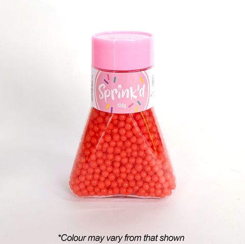 SPRINK'D | SUGAR BALLS | POLISHED RED | 4MM | 120G