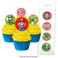 SUPER MARIO BROS | EDIBLE WAFER CUPCAKE TOPPERS | 16 PIECE PACK