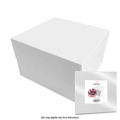 CAKE CRAFT | 7X7X5 INCH CAKE BOX | RETAIL PACK