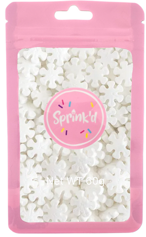 SPRINK'D | WHITE SNOWFLAKES | 12MM | 60G