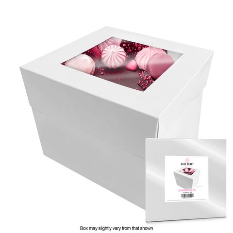 CAKE CRAFT | 12X12X12 INCH CAKE BOX | RETAIL PACK