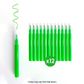 CAKE CRAFT | MINI MARKERS | GREEN | 12 PACK