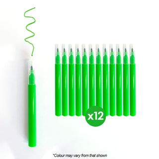 CAKE CRAFT | MINI MARKERS | GREEN | 12 PACK