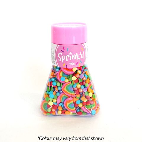SPRINK'D | WHIMSICAL RAINBOW | 100G  B/B 18/07/25