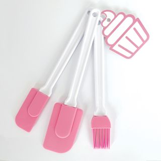 SILICONE SPATULA & BRUSH SET | 3 PIECES