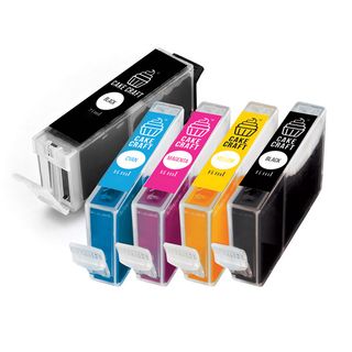 CAKE CRAFT | CANON PGI-680/CLI-681 | EDIBLE INK REFILL CARTRIDGES | SET 5