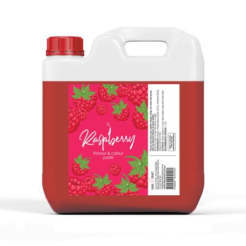 CAKE CRAFT | RASPBERRY | FLAVOUR & COLOUR PASTE | 1L