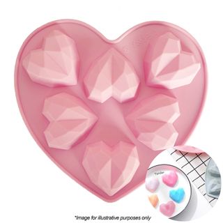 GEO HEARTS | SILICONE MOULD