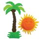 SUN & PALM TREE SILICONE MOULD